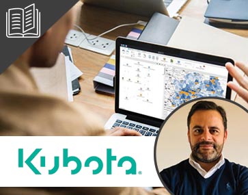 Kubota analyzes market penetration with location intelligence